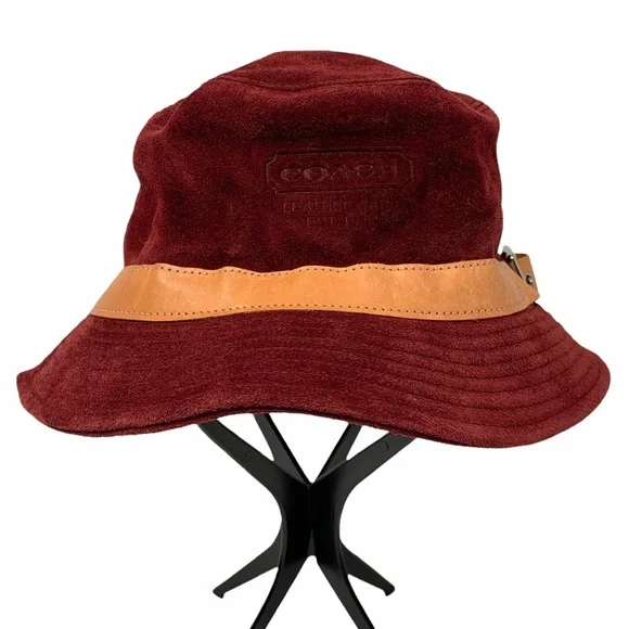 Coach | Accessories | Coach Red Suede Leather Band Buckle  display picture 3